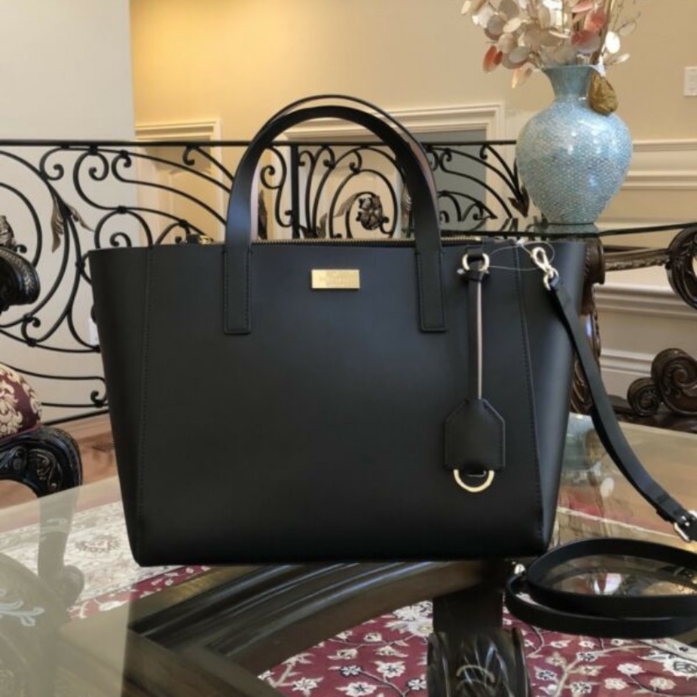 Black Kate Spade Putnam Drive Large Tote